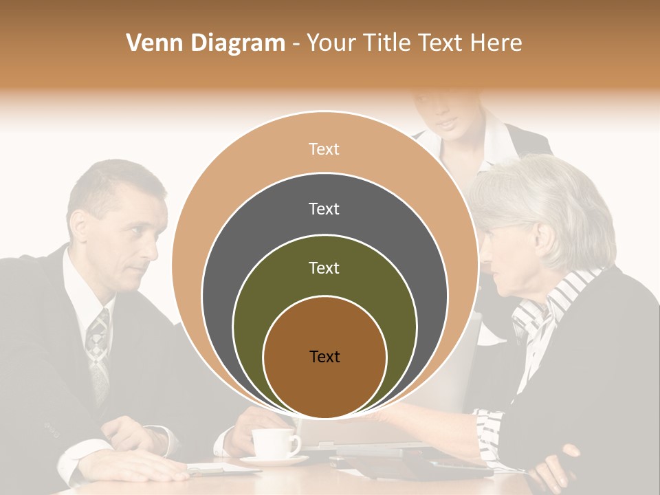 People Caucasian Womans PowerPoint Template