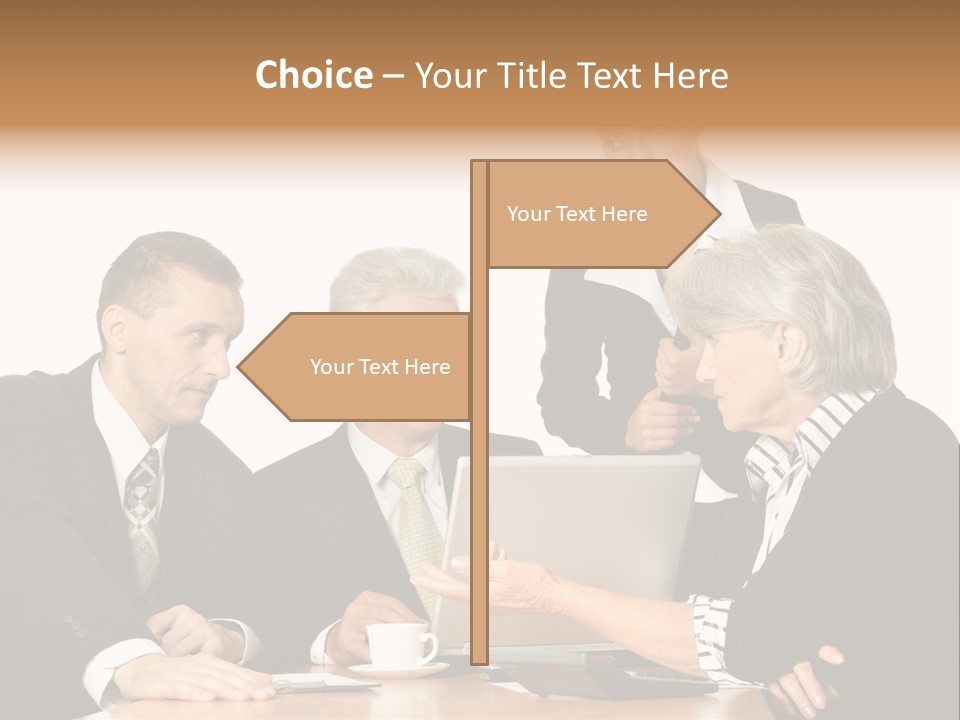 People Caucasian Womans PowerPoint Template