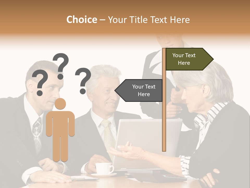 People Caucasian Womans PowerPoint Template