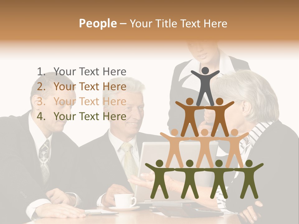 People Caucasian Womans PowerPoint Template