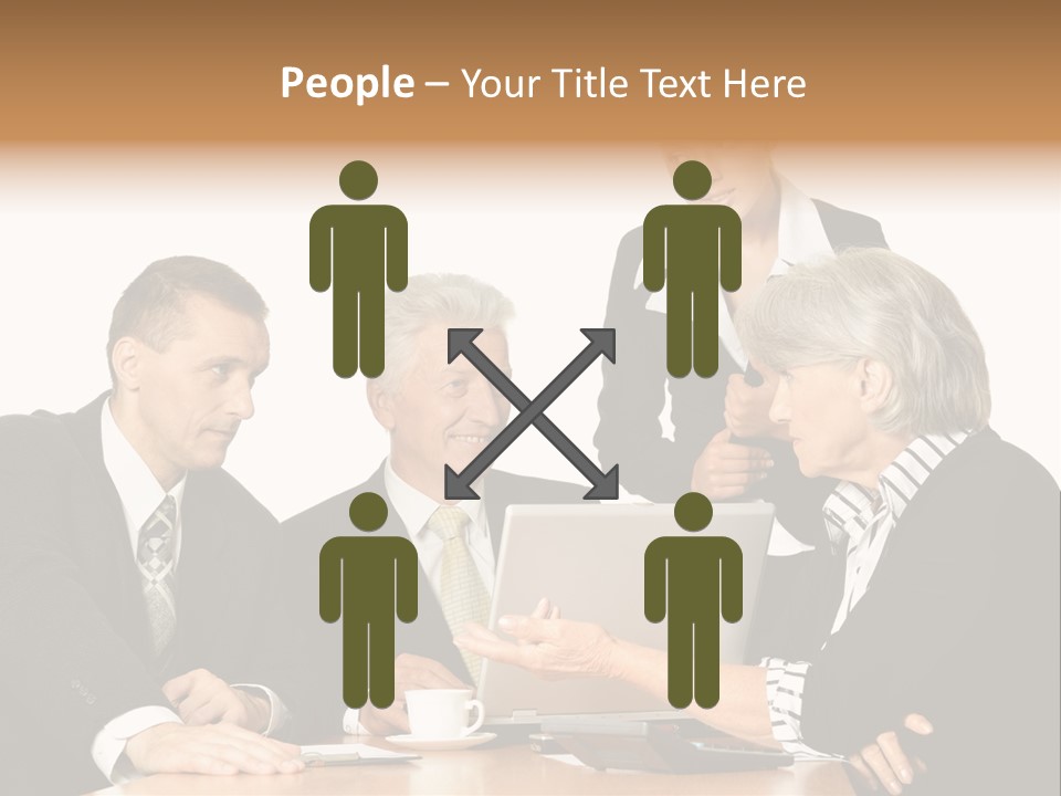 People Caucasian Womans PowerPoint Template