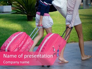 Pink Vacation Travel PowerPoint Template