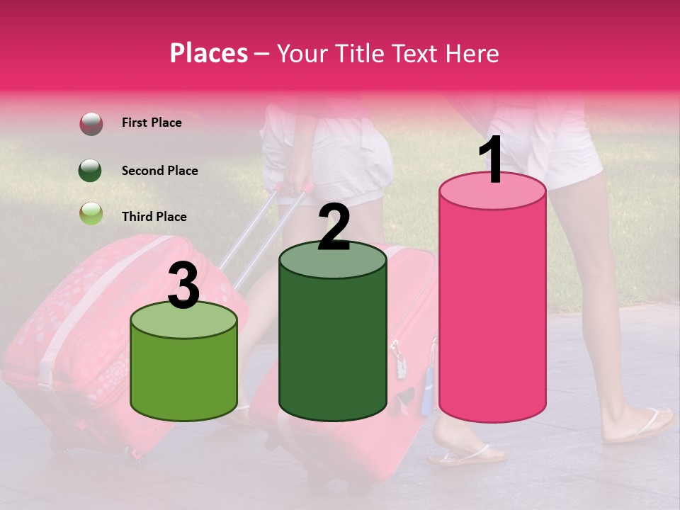 Pink Vacation Travel PowerPoint Template