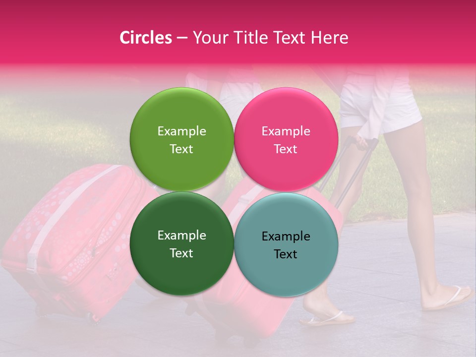 Pink Vacation Travel PowerPoint Template