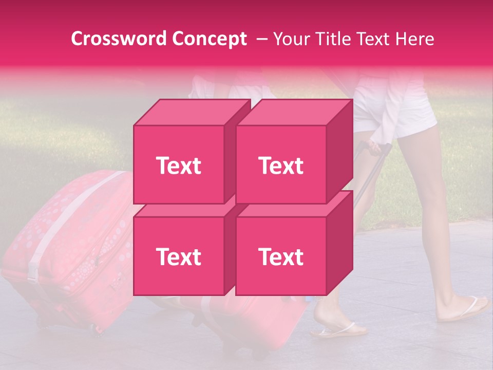 Pink Vacation Travel PowerPoint Template