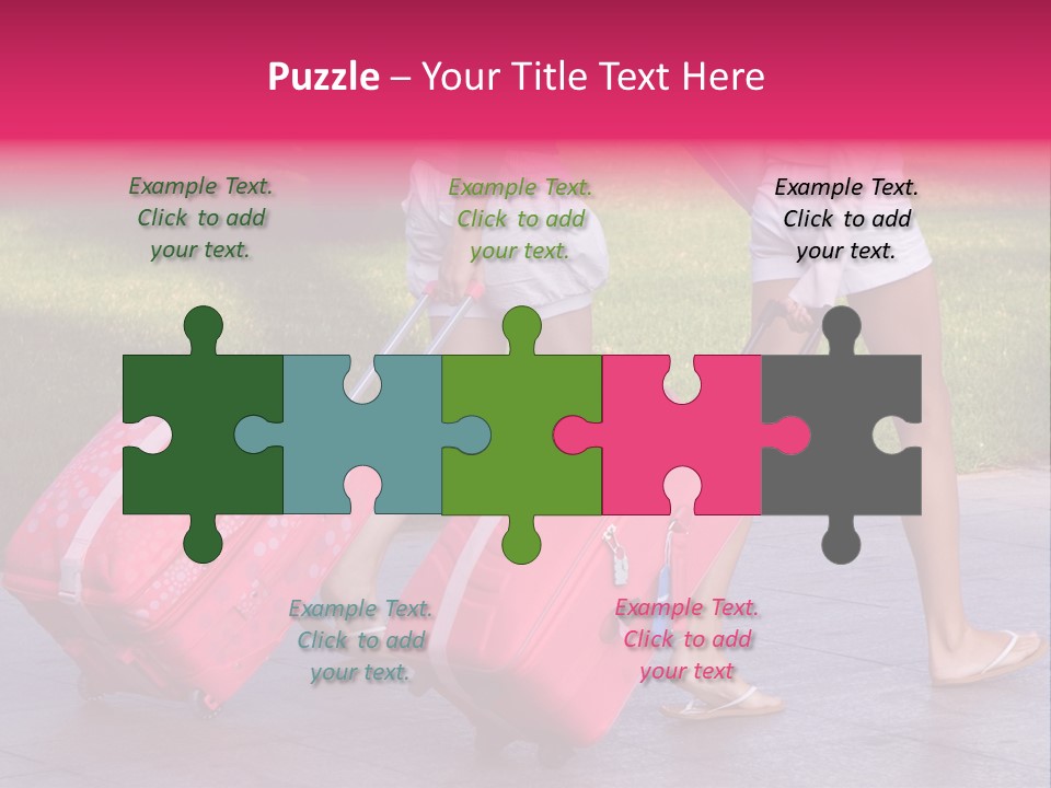 Pink Vacation Travel PowerPoint Template