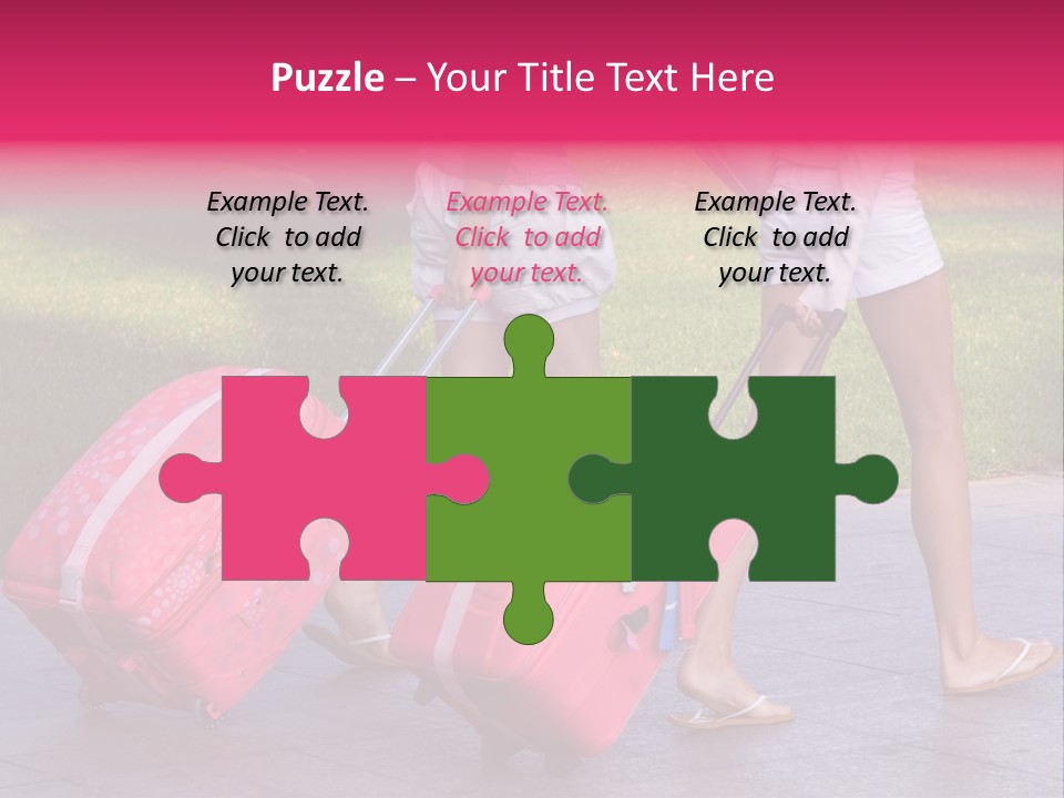 Pink Vacation Travel PowerPoint Template
