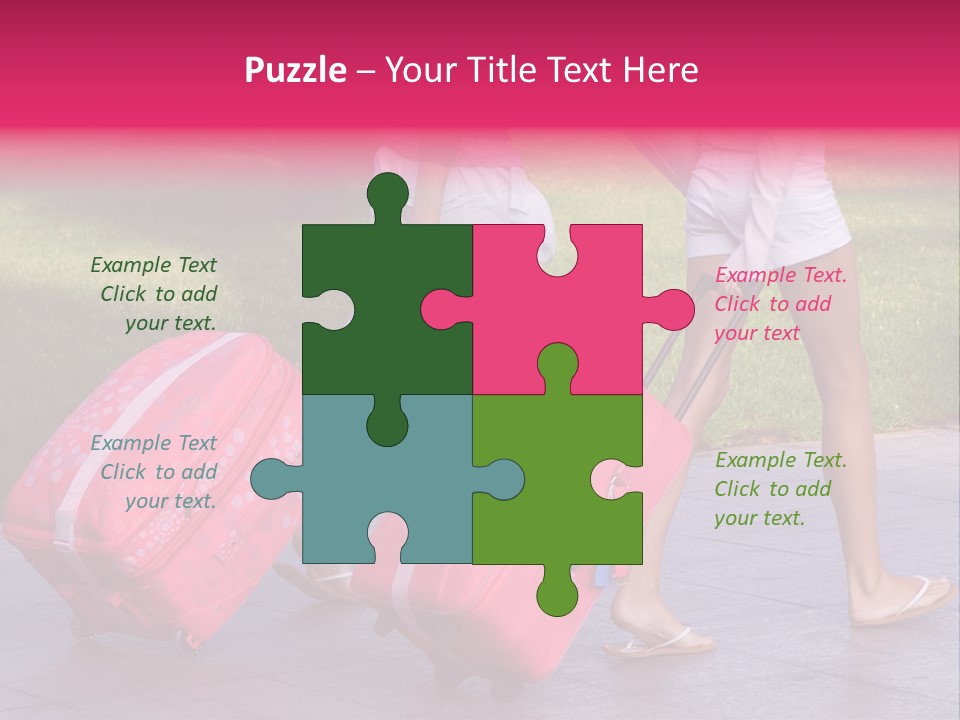 Pink Vacation Travel PowerPoint Template
