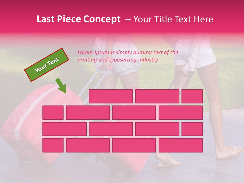 Pink Vacation Travel PowerPoint Template
