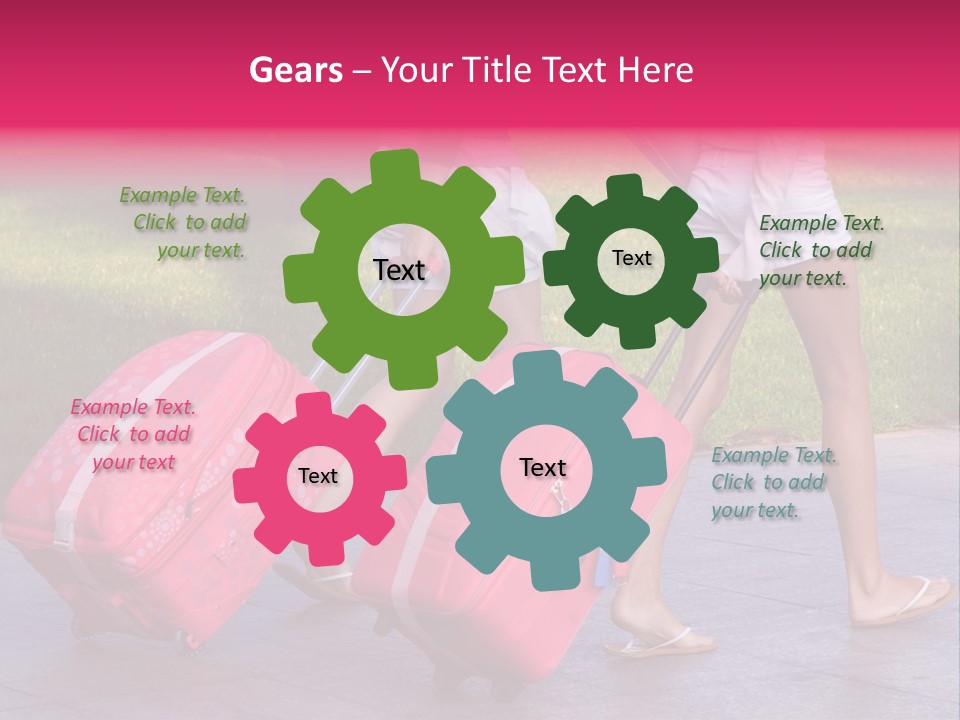 Pink Vacation Travel PowerPoint Template