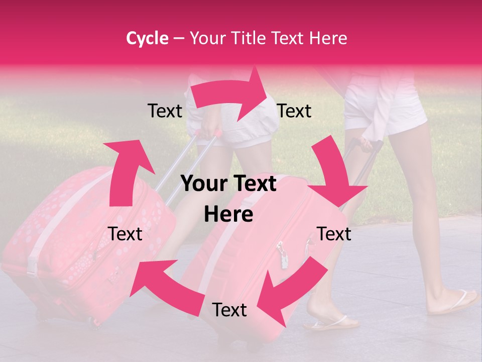 Pink Vacation Travel PowerPoint Template