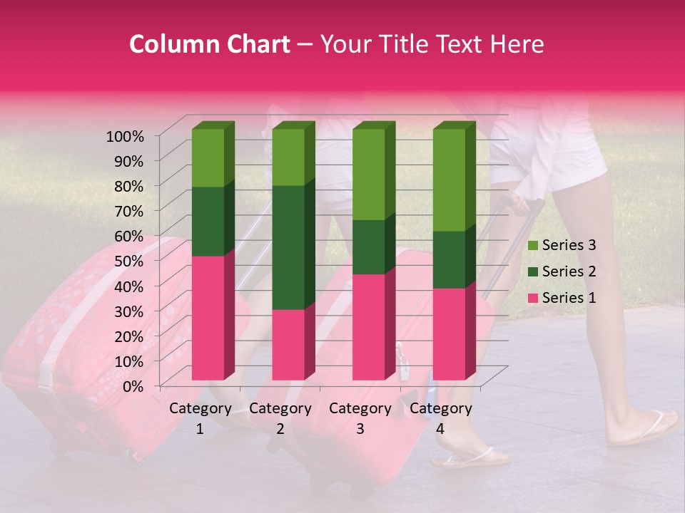 Pink Vacation Travel PowerPoint Template