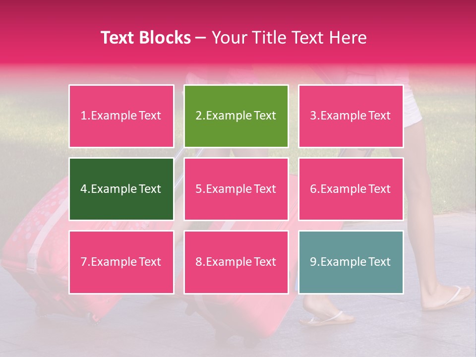 Pink Vacation Travel PowerPoint Template