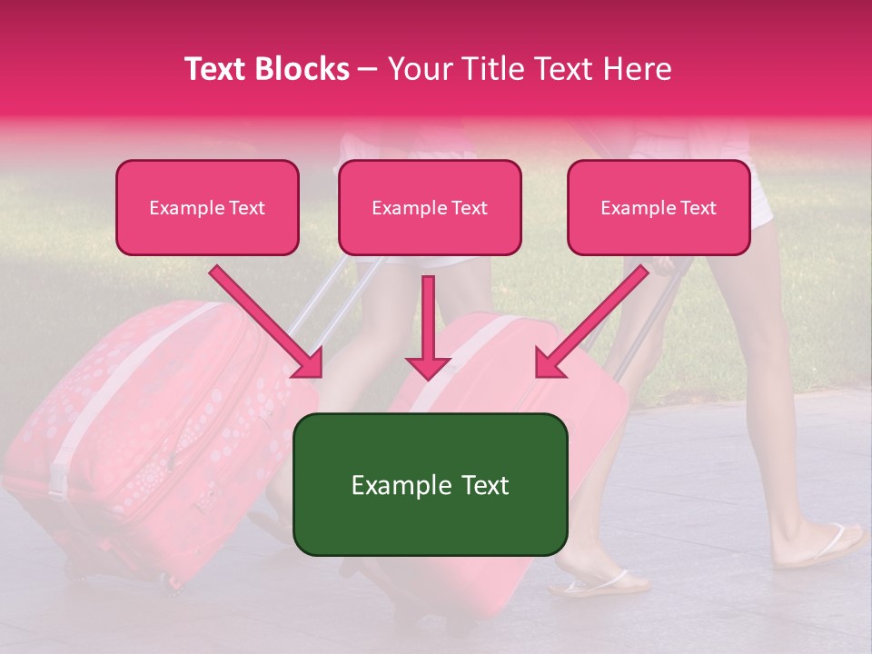 Pink Vacation Travel PowerPoint Template