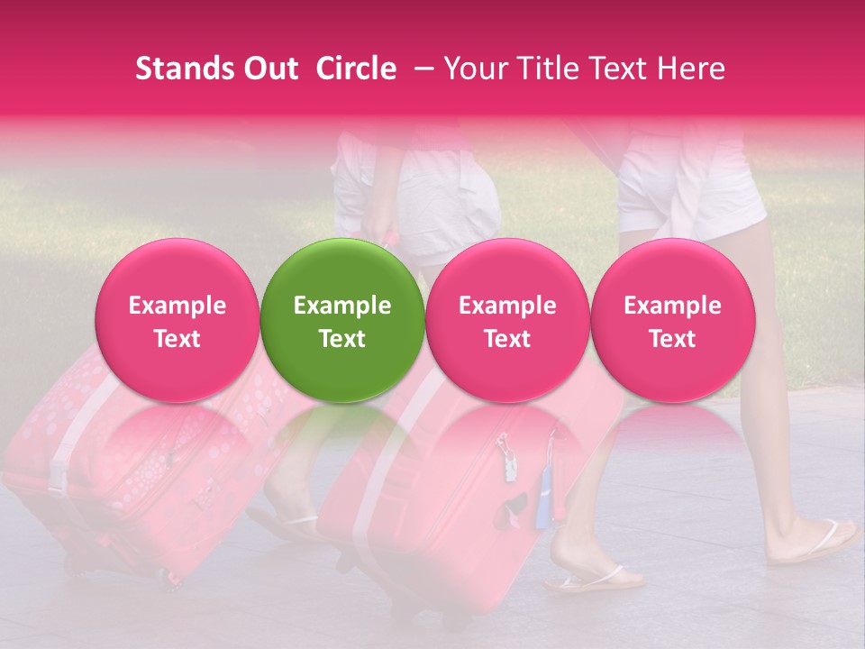 Pink Vacation Travel PowerPoint Template