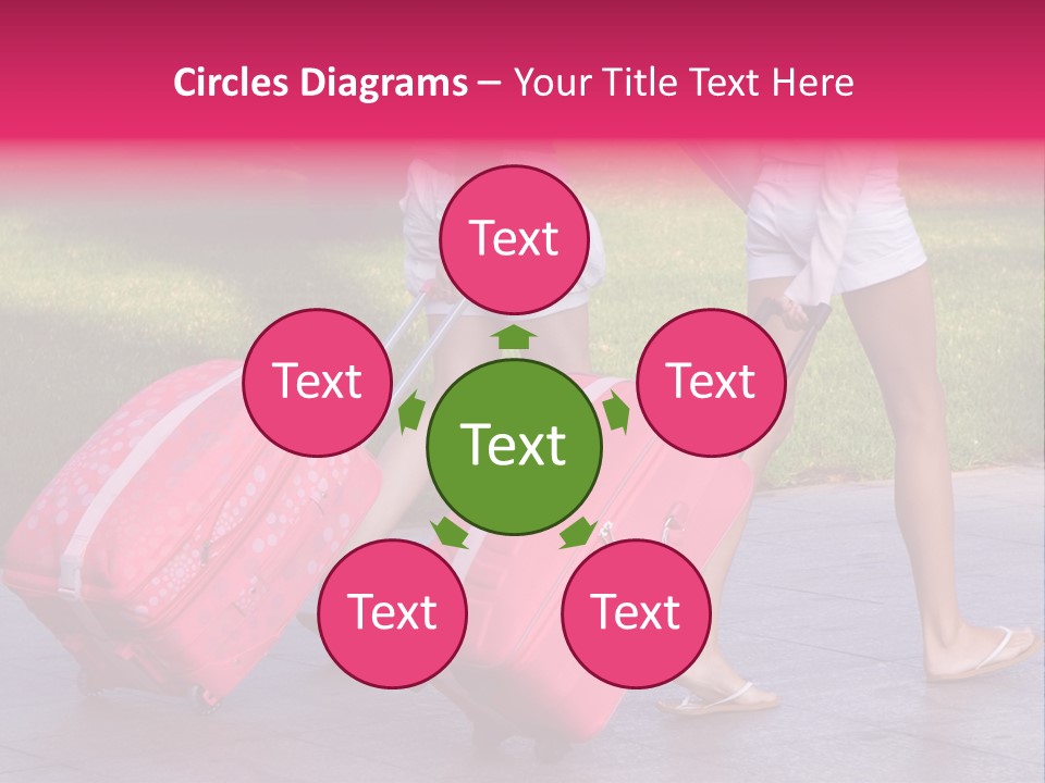 Pink Vacation Travel PowerPoint Template