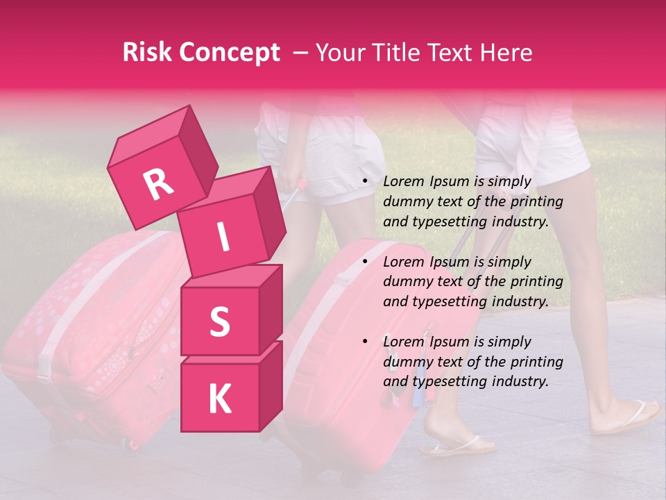 Pink Vacation Travel PowerPoint Template