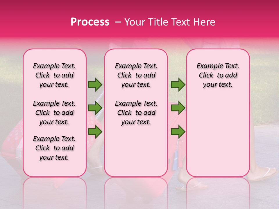 Pink Vacation Travel PowerPoint Template