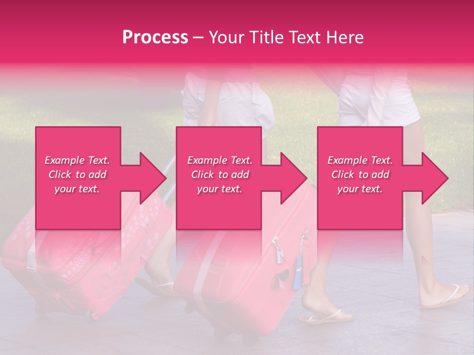 Pink Vacation Travel PowerPoint Template