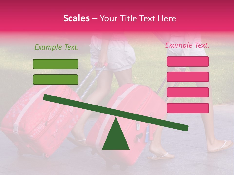 Pink Vacation Travel PowerPoint Template