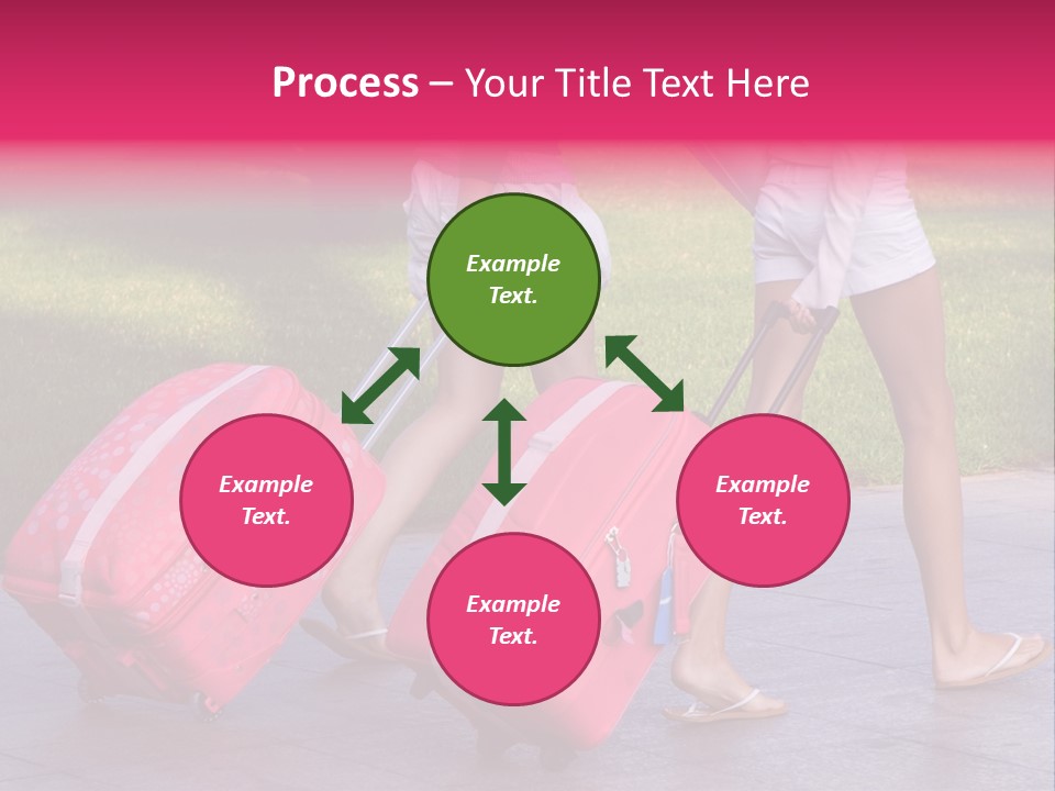 Pink Vacation Travel PowerPoint Template
