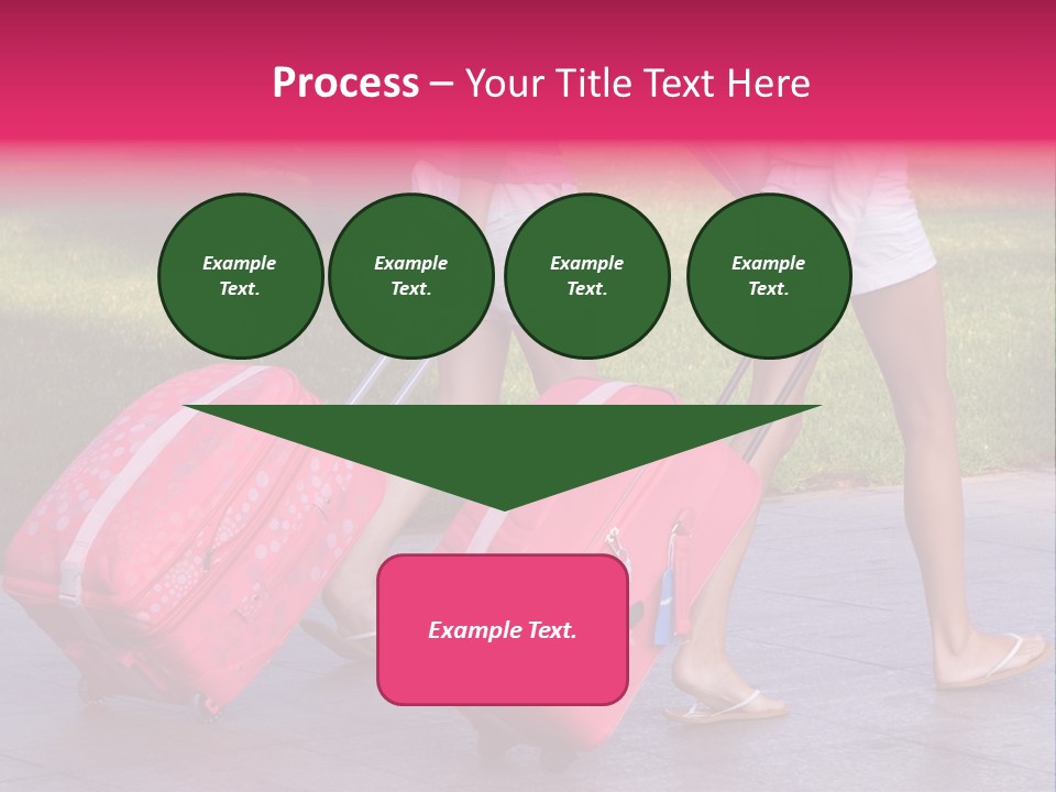Pink Vacation Travel PowerPoint Template