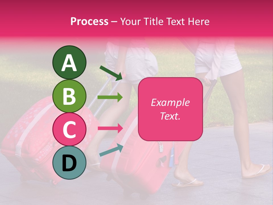 Pink Vacation Travel PowerPoint Template