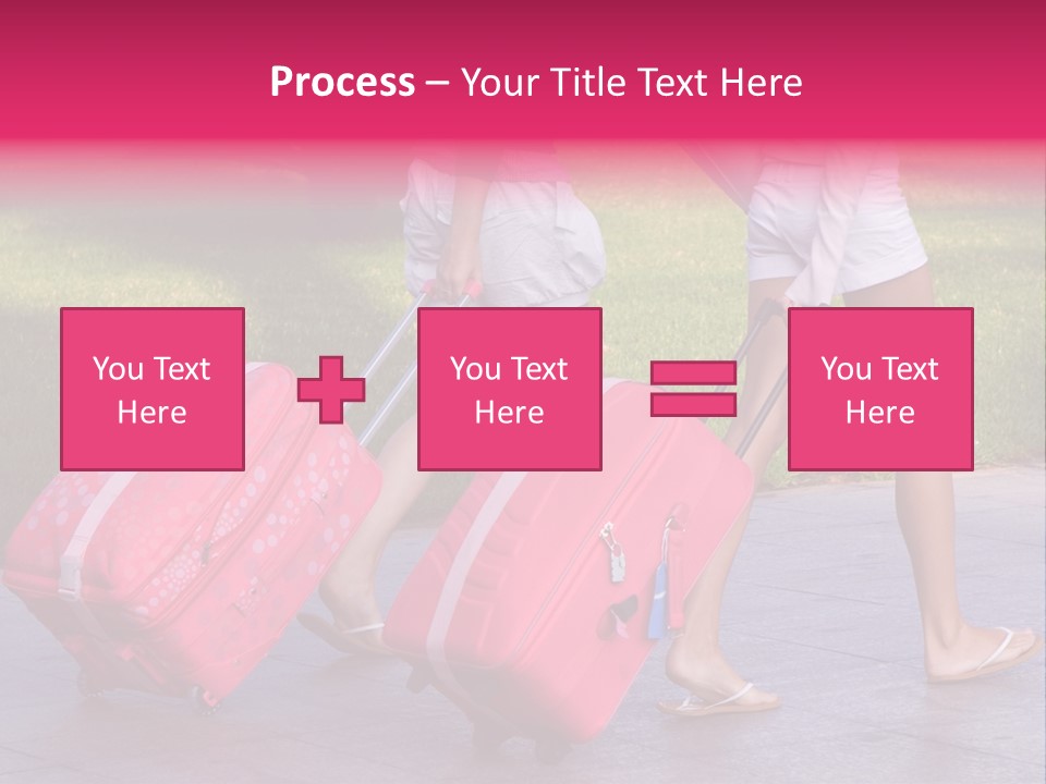 Pink Vacation Travel PowerPoint Template