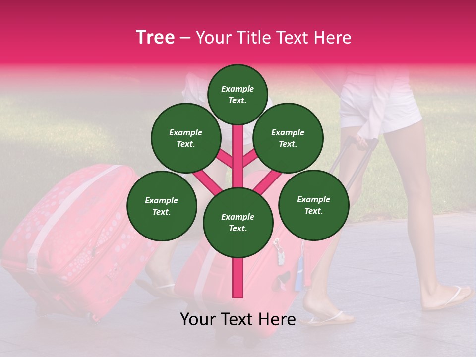 Pink Vacation Travel PowerPoint Template