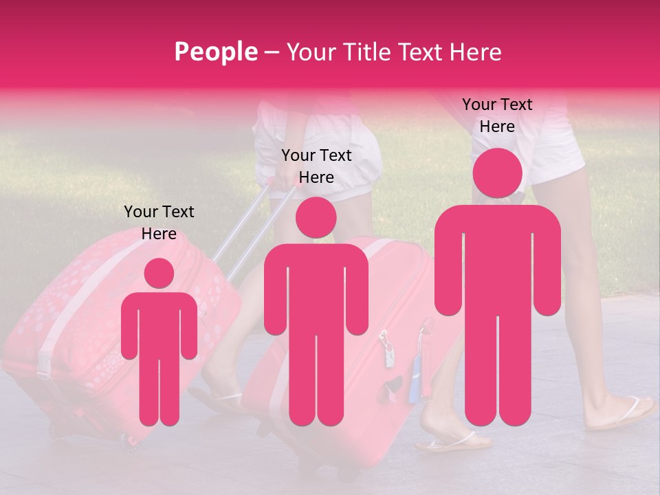 Pink Vacation Travel PowerPoint Template