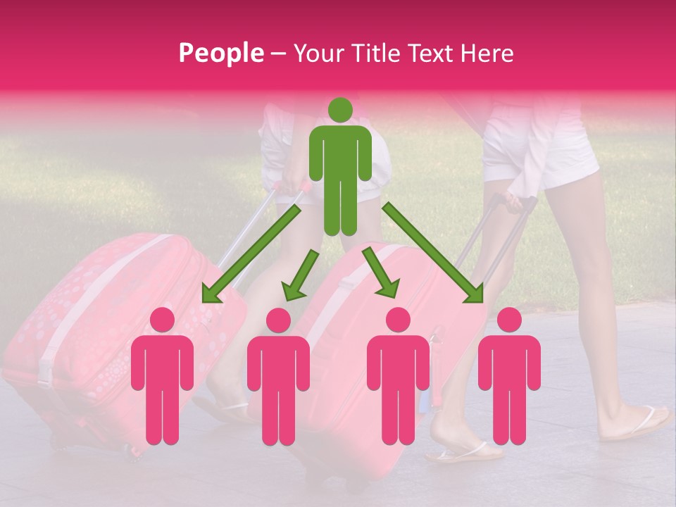 Pink Vacation Travel PowerPoint Template