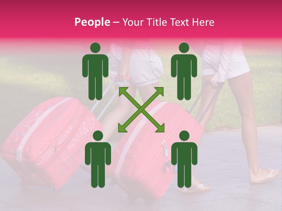 Pink Vacation Travel PowerPoint Template