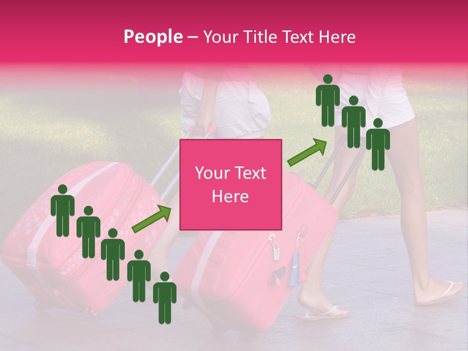 Pink Vacation Travel PowerPoint Template