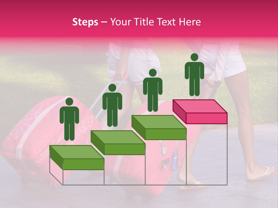 Pink Vacation Travel PowerPoint Template