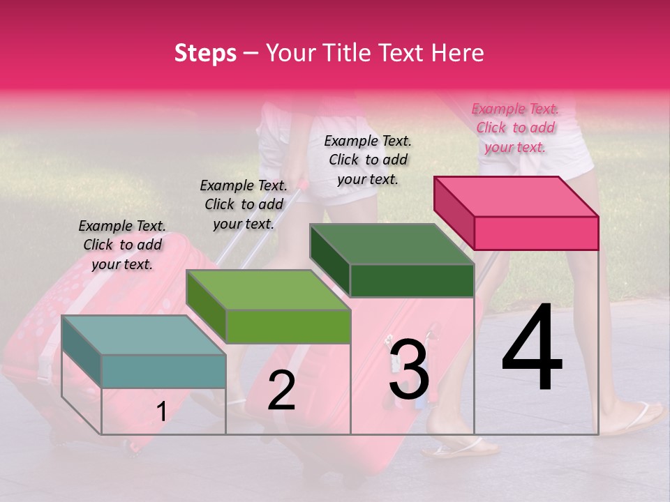 Pink Vacation Travel PowerPoint Template