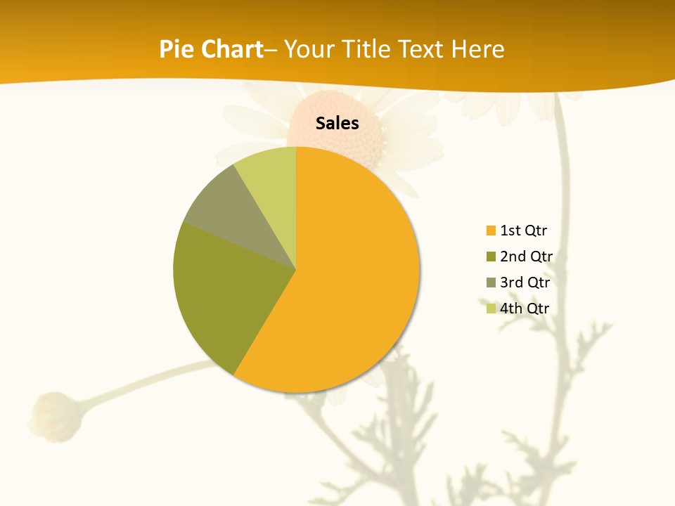 Herb Chamomile Green PowerPoint Template