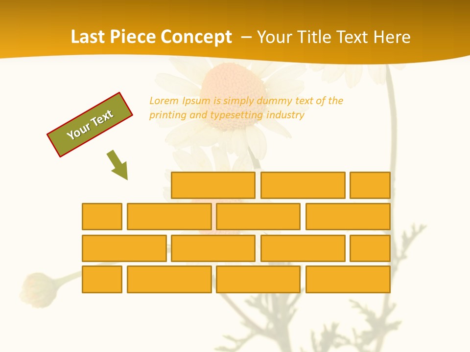Herb Chamomile Green PowerPoint Template