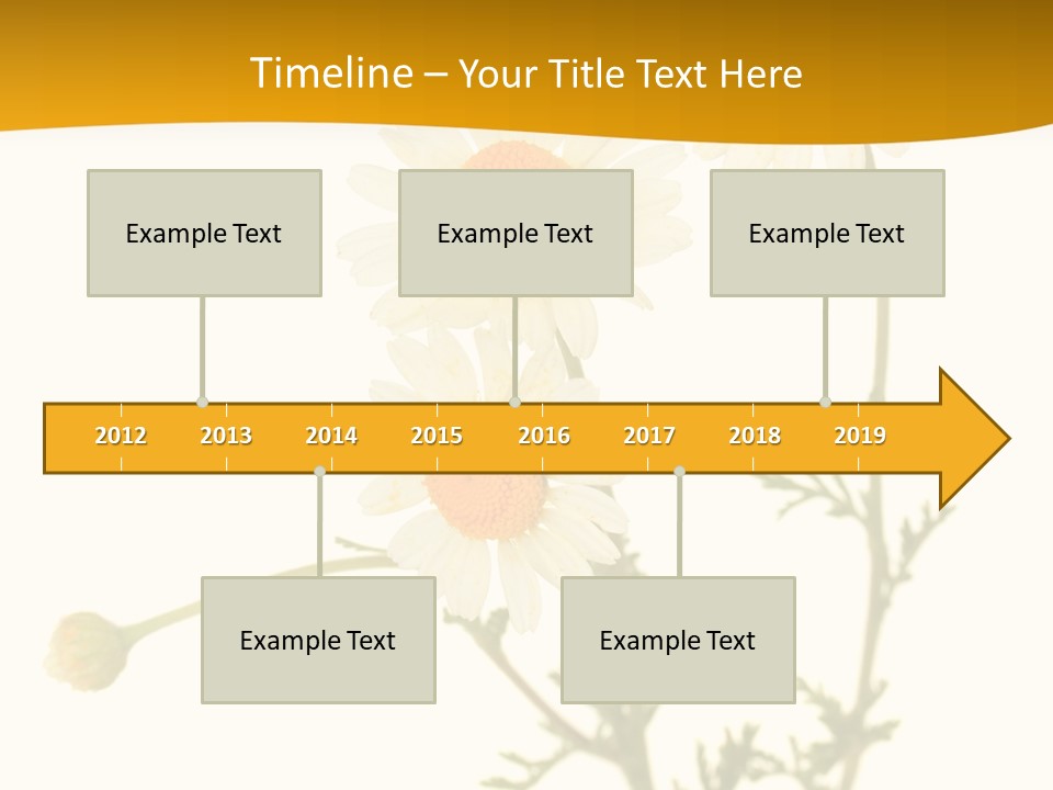 Herb Chamomile Green PowerPoint Template