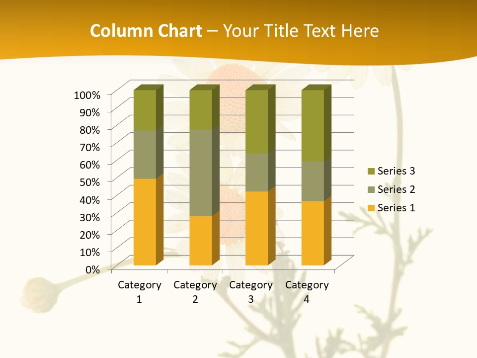 Herb Chamomile Green PowerPoint Template