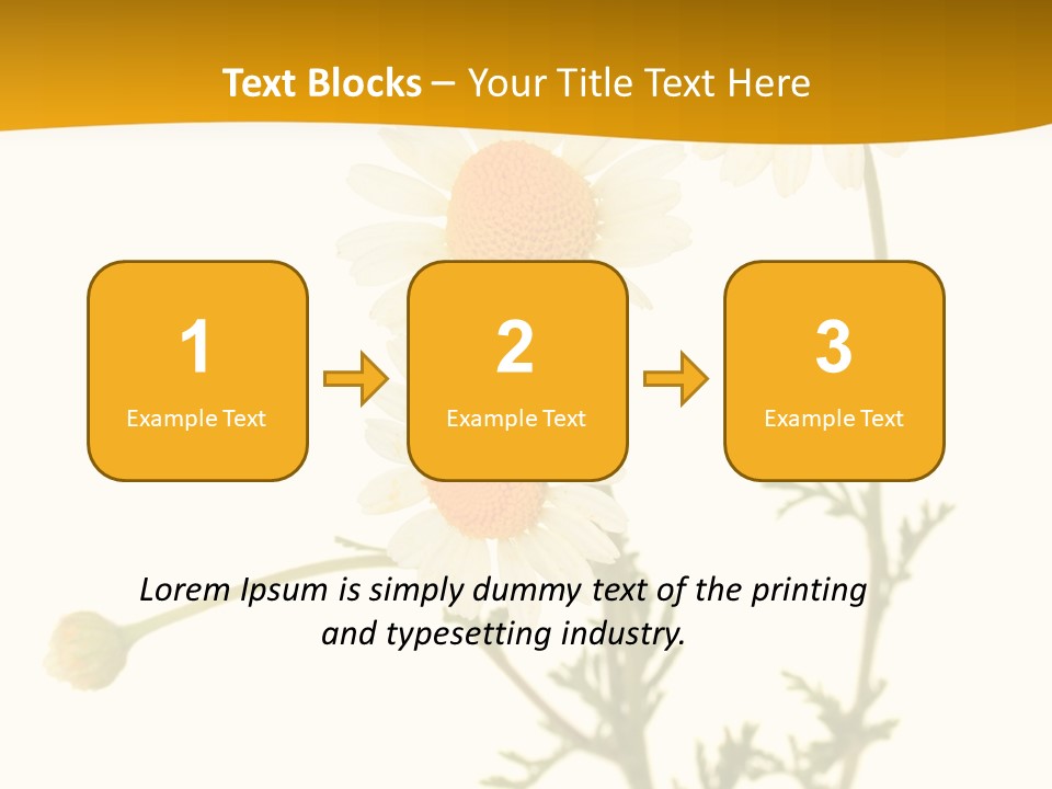 Herb Chamomile Green PowerPoint Template