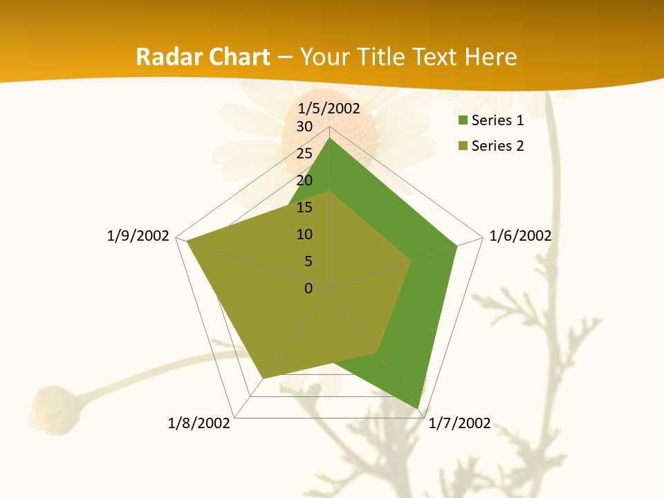 Herb Chamomile Green PowerPoint Template