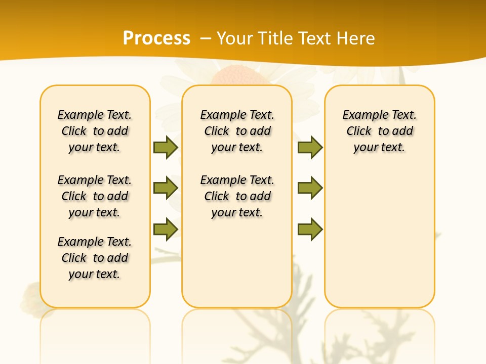 Herb Chamomile Green PowerPoint Template