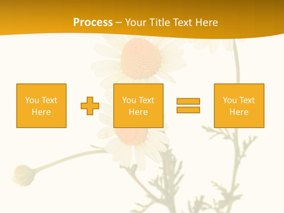 Herb Chamomile Green PowerPoint Template