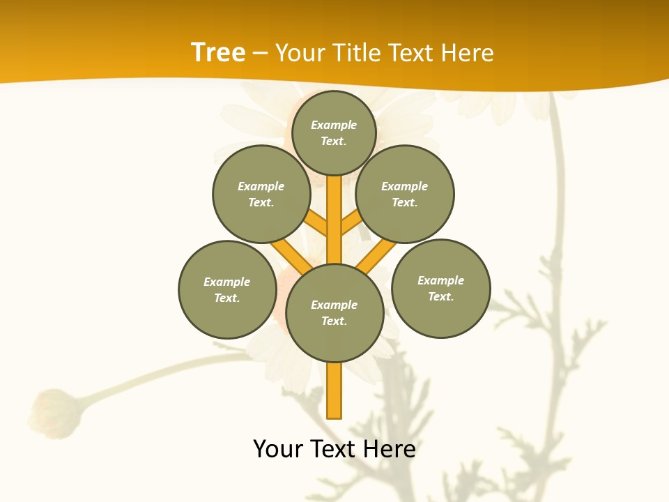 Herb Chamomile Green PowerPoint Template