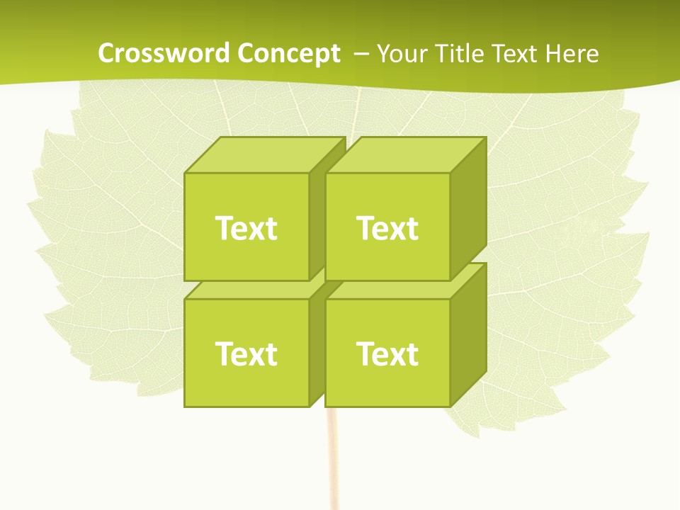Botany Foliage Fly PowerPoint Template