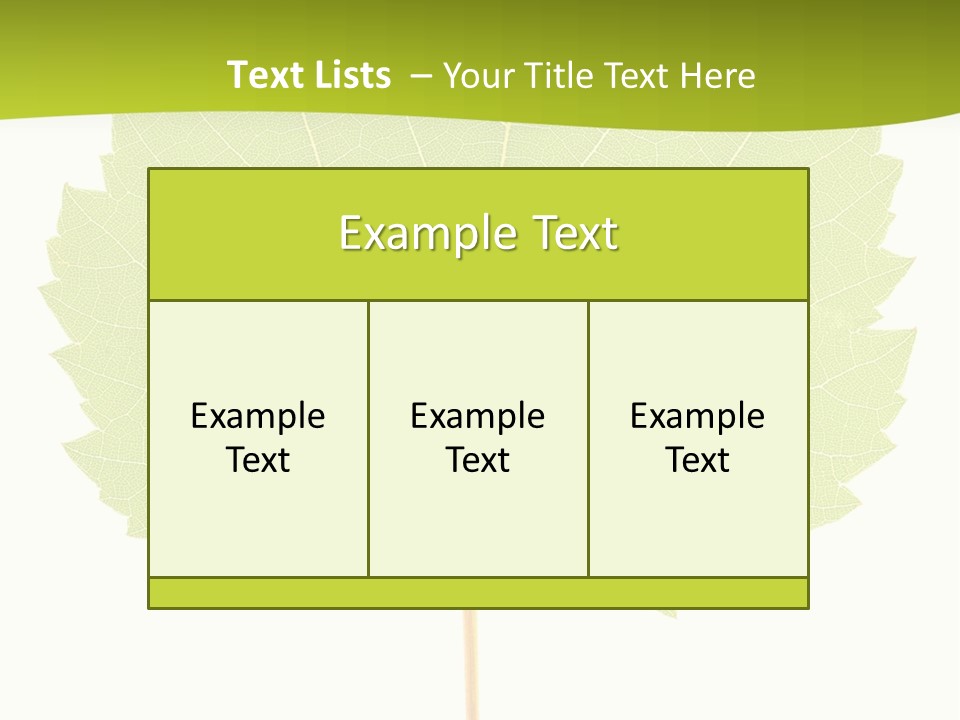 Botany Foliage Fly PowerPoint Template