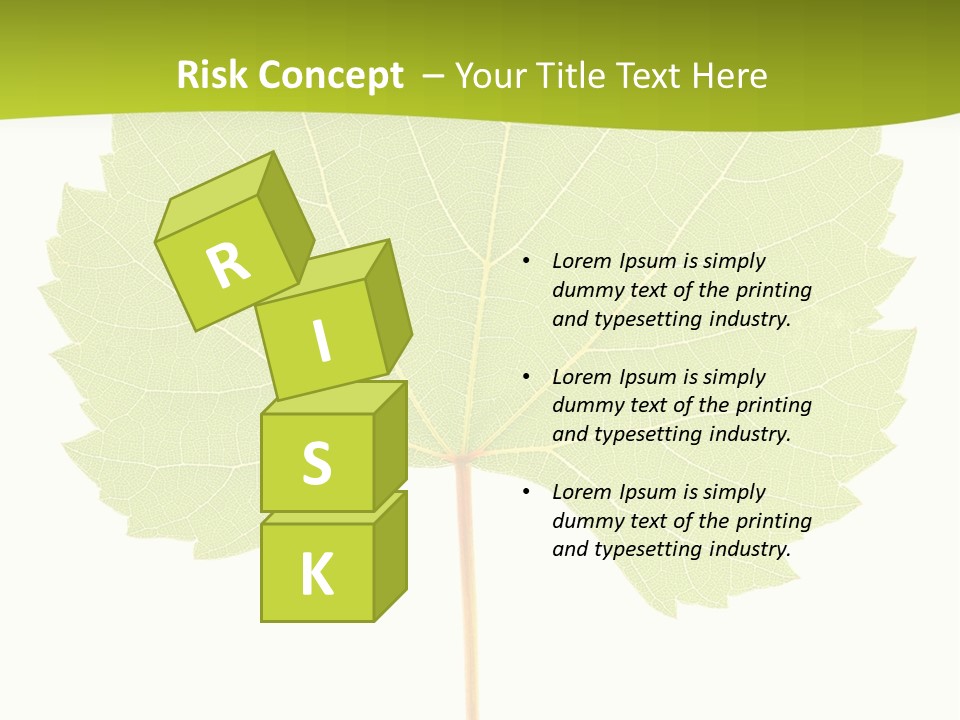 Botany Foliage Fly PowerPoint Template