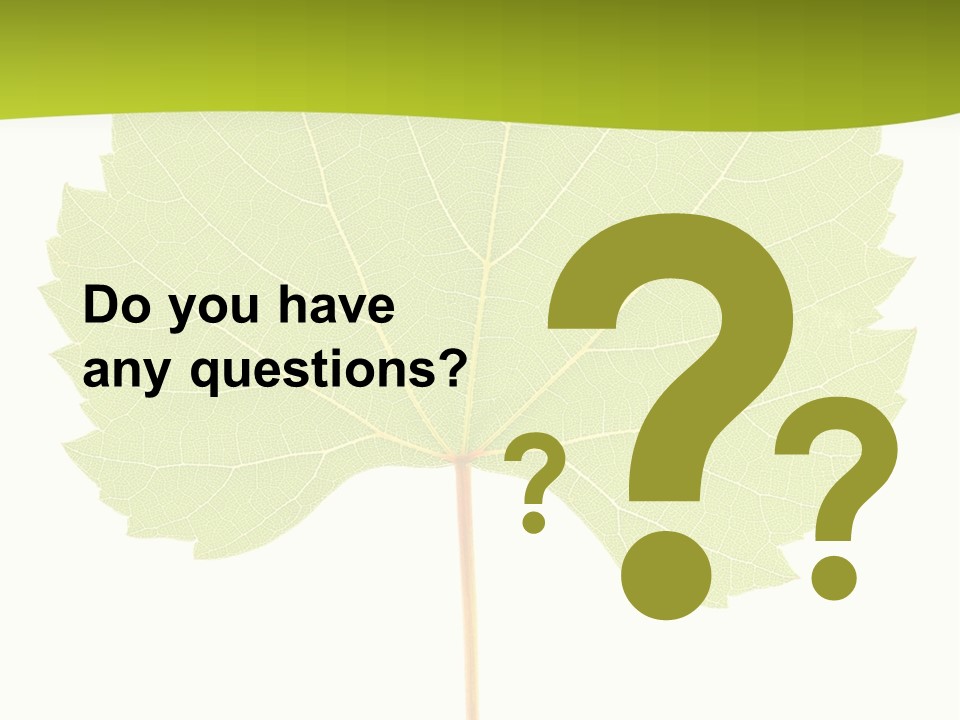 Botany Foliage Fly PowerPoint Template