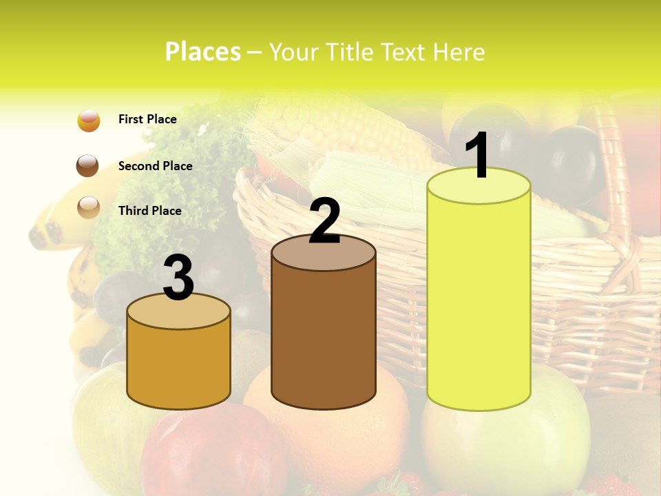 Apples Vegetables Tropical PowerPoint Template