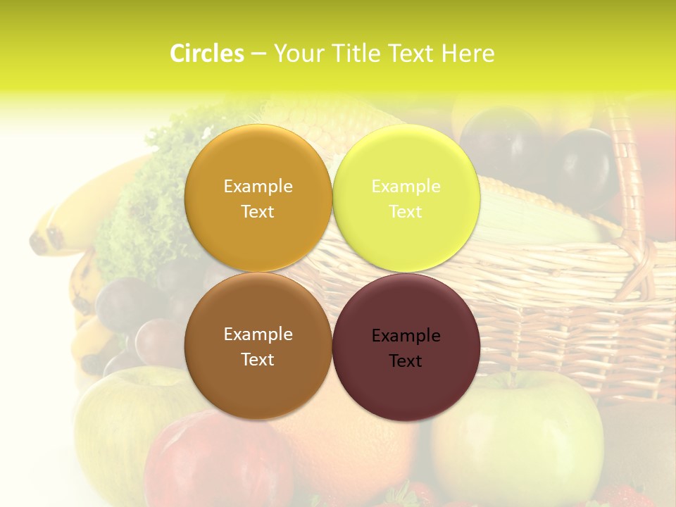 Apples Vegetables Tropical PowerPoint Template